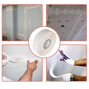 NQFIBER Drywall Flexible Metal Corner Protection Cinta <span class=keywords><strong>de</strong></span> papel Drywall Joint Cinta <span class=keywords><strong>de</strong></span> papel para protectores <span class=keywords><strong>de</strong></span> esquina <span class=keywords><strong>de</strong></span> tablero <span class=keywords><strong>de</strong></span> yeso - Product Image 2