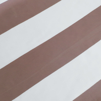 Draps de lit en bambou de luxe écologiques rayures 100% Viscose de bambou biologique pour ensembles de literie 300TC personnalisés certifiés Oeko Tex