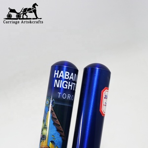 Tubo per sigari in metallo tubo per imballaggio in alluminio colore metallico - Product Image 2