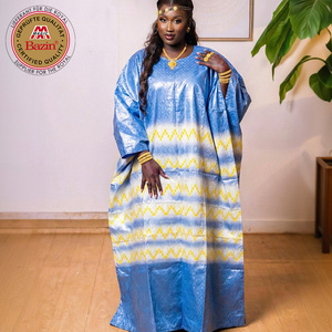 <span class=keywords><strong>Robe</strong></span> longue traditionnelle malienne <span class=keywords><strong>originale</strong></span> pour femme, style Boubou Dashiki Bazin Riche, imprimé bleu ciel, pour mariage et <span class=keywords><strong>demoiselle</strong></span> <span class=keywords><strong>d</strong></span>'<span class=keywords><strong>honneur</strong></span> - Product Image 6
