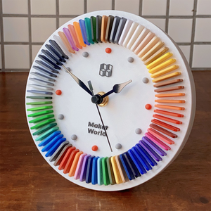 Movimiento de reloj de barrido Diy Wall InS-style Piezas de reloj de pared, manecillas de aluminio de metal ultracortas, movimiento de reloj de cuarzo - Product Image 6