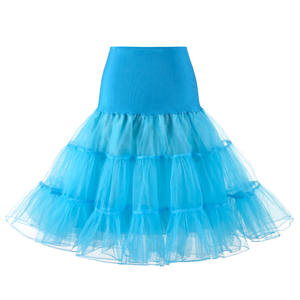 Vintage mariage mariée Crinoline <span class=keywords><strong>jupon</strong></span> court Organza Halloween sous-jupe <span class=keywords><strong>pour</strong></span> robes décontracté <span class=keywords><strong>Rockabilly</strong></span> Tutu - Product Image 6