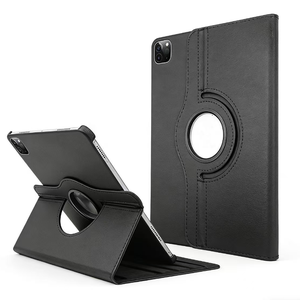 Funda de Cuero PU con Patrón de Lichee, Giratoria 360 Grados, Resistente a Impactos, con Logotipo OEM, para Tablet 9.7/10.2/10.9 Air1/2/3/4/5 Pro11/9.7 - Product Image 1