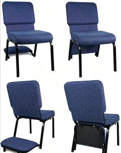 Sillas Económicas para Iglesias, Teatros, Auditorios, Conferencias, Eventos, Apilables y Enlazables, para Rezar, con Almohadillas para Arrodillarse - Product Image 5