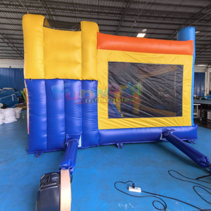 Structure gonflable commerciale pour enfants, combinaison château gonflable et toboggan aquatique, thème requin, pour fêtes en plein air - Product Image 4
