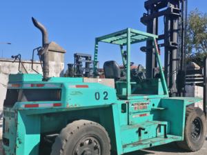 Chariot élévateur d'occasion FD150, bon prix Japon Original Mitsubishi 15 tonnes Diesel chariot élévateur - Product Image 4