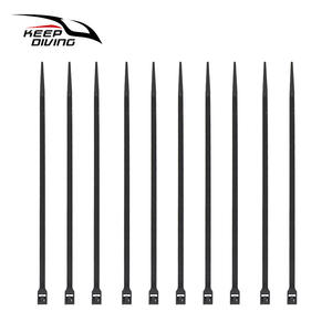 Lot de 10 attaches de câble de deuxième étage de régulateur, spéciales plongée, en nylon non marquant, autobloquantes, ZD-015 KEEP DIVING - Product Image 2