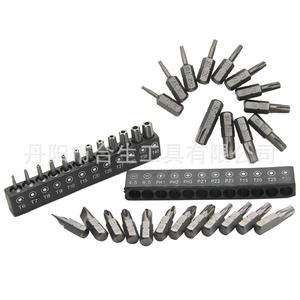 S2 Steel Screwdriver <b>Bits</b> Set 1/4 In Phillips Flathead <b>Torx</b> For Hand Tools - Product Image 1