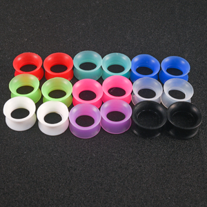 Evorte – Dilatateurs d'oreilles en silicone de haute qualité, flexibles, à <span class=keywords><strong>double</strong></span> évasement, de 3 à 25 mm, pour piercing de base, bijoux unisexes - Product Image 6