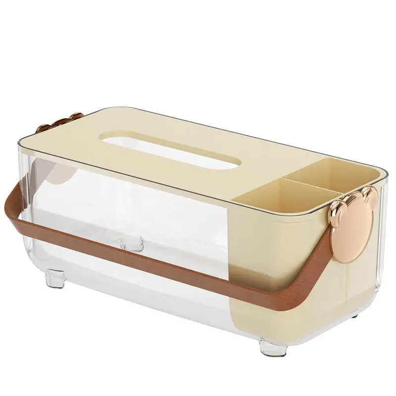 Schreibtisch-Tuchbox abnehmbar leicht luxuriös dekorativ Handtuchbehälter Papierbehälter für Heimbüro