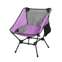 Nouvelle Arrivée Chaise de Camping et de Pêche Portable Confortable Personnalisable pour l'Extérieur avec Poche pour Utilisation en Parc