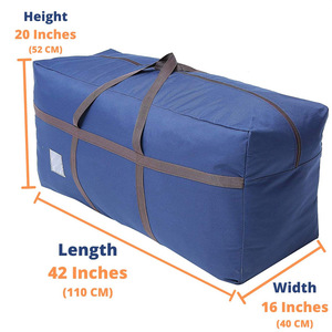Bolsa de Almacenamiento para Muebles de Exterior de Tela Oxford Azul 600D, Funda Protectora Impermeable para Guardar el Árbol de Navidad - Product Image 2