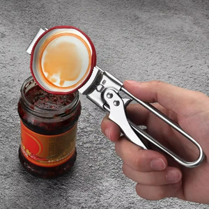 Ouvre-bouteille et tire-capsule réglable en acier inoxydable : ouvrez facilement la bière et resserréz le bouchon, portable dans la cuisine. - Product Image 4