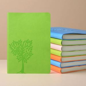 Promotion Wholesale 80 <b>Sheets</b> Hardcover Business Office Planner PU <b>Leather</b> Strap Notebook with Logo Thread Sewing Binding - Product Image 1