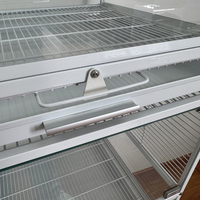 Vente d'usine OEM, fabrication chinoise, cage à oiseaux de qualité supérieure, robuste, durable, bien ventilée, avec cadre en verre solide, grande cage pour perroquet