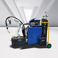 Robot Colaborativo de 6 Ejes de Fácil Operación, Carro de Soldadura Móvil Portátil, Motor PLC, Caja de Cambios, Potencia de 3 kW, 220 V, Multiusos, Acero Inoxidable
