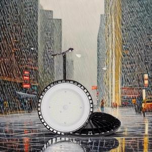 Projecteur LED UFO rond super lumineux DOB pour lampe LED Highbay avec puce SMD2835 pour entrepôt et habitation IP65 - Product Image 4