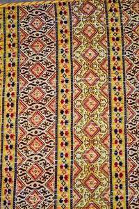 Couette Kantha artisanale 100% coton, imprimée à la main par technique Ajrak, motif abstrait bleuâtre, pour usage domestique, vente en gros - Product Image 2