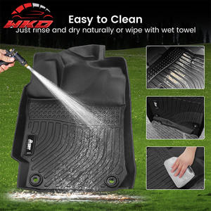 Pour Toyota Camry 2015-2017 Tapis de sol moulés 3D toutes saisons, revêtement de protection robuste en TPE, ensemble de remplacement - Product Image 4