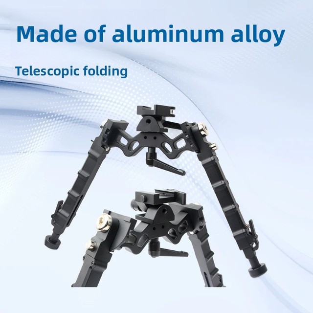 Lightweight 5-Slot Telescopic Folding Tripod Aluminum Alloy High Grade for Hunting & Security  Outdoor Accessories
