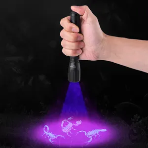 405nm Ultraviolette Taschenlampe Laterne AA-Akkubetriebene tragbare Schwarze Lichter Detektor für Hund Urin Haustier Flecken UV-LED-Taschenlampe