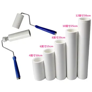 6 inch Protective Casing Set Refills Adhesive Dust Removal PCB Floor Blue White PE Clean Room Lint Roller Esd Sticky Roller