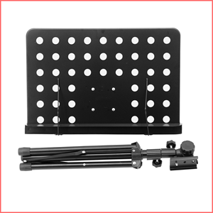 MS-34P all'ingrosso regolabile in altezza in metallo pieghevole supporto musicale robusto, leggio musicale per band play - Product Image 3