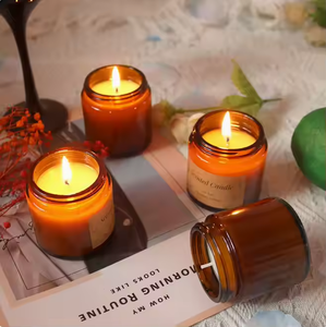 Velas de tarro de cristal personalizadas, aromas personalizados, fragancia de lujo para el hogar, regalos, decoraciones de boda - Product Image 4