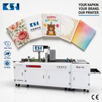 Máquina de Impresión de Servilletas Personalizadas CSJ-210ZW, Impresora Digital de Inyección de Tinta, Totalmente Automática, Impresión a Color Bajo Demanda, Sin Placas de Impresión