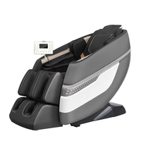 Fauteuil de massage de luxe 4D SL Track à gravité zéro avec chauffage intégral et respectueux de l'environnement, personnalisable avec logo pour commande en gros, 110-240V, directement de l'usine
