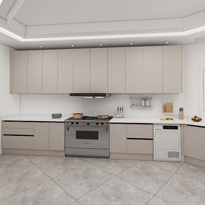 <span class=keywords><strong>Cuisine</strong></span> moderne BAINENG arrivée avec une bonne conception de villa Conception de <span class=keywords><strong>cuisine</strong></span> <span class=keywords><strong>3D</strong></span> de l'usine d'armoires de <span class=keywords><strong>cuisine</strong></span> de Chine - Product Image 1