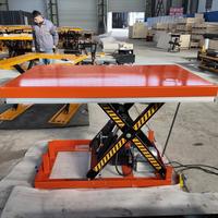 Plateforme élévatrice à ciseaux hydraulique fixe résistante à la rouille, table élévatrice stationnaire pour le nivellement des charges