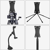 Adaptateur universel de montage sur trépied pour téléphone et tablette, 17mm, pour iPhone iPad Air Mini Pro Samsung Galaxy Tab 4.5-13 pouces