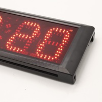 Minuteur de Jeu Alimenté par Batterie YIZHI, Compteur à Rebours, Horloge de Fitness, Chronomètre Numérique LED avec Bouton Poussoir Filaire et Télécommande Sans Fil