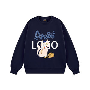 Crew Neck Sweatshirt For <b>Women</b> Spring Autumn Custom Print <b>Long</b> <b>Sleeve</b> Casual Loose <b>Sports</b> Pullover <b>Top</b> Oem Hoodie Work Hoodie - Product Image 4