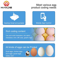 Imprimante numérique automatique en ligne facile à utiliser pour l'impression de dates sur les plateaux d'œufs de poules, machine d'impression jet d'encre pour œufs