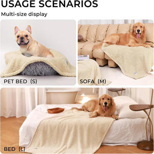 ที่นอนสัตว์เลี้ยงผ้าฝ้ายผ้าสักหลาดขนแกะสำหรับสุนัขสุนัขสัตว์เลี้ยงผ้าสักหลาดแบบกำหนดเอง - Product Image 6