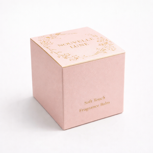 Boîte à parfum pliable personnalisée avec finition en papier texturé et plateau d'insertion pour l'emballage de boutiques de détail en gros - Product Image 6