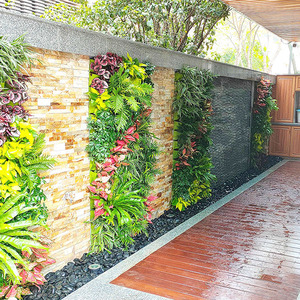 DEMAX Decorative <strong>Artificial</strong> UV Resistance Green Wall Decoration Indoor and Outdoor PE &amp; PVC Certified <strong>Tree</strong> for Home Landscaping - Product Image 1