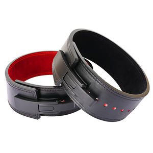 <b>Drop</b> Ship New Arrival Support Squat Colour Lever Weightlifting Powerlifting Weight Custom Logo Leather Lifting Gym Belt for Men - Product Image 2