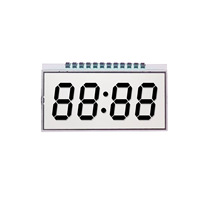 Modul Layar LCD Jam Segmen Refleksi-Tembus-Penglihatan dengan Ukuran Kustom untuk Perangkat yang Dapat Dipakai