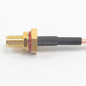 新着<span class=keywords><strong>SMA</strong></span>メスバルクヘッド<span class=keywords><strong>CRC9</strong></span>オスRG316クイックデリバリー銅通信ケーブル50オームピッグテール銅 - Product Image 4
