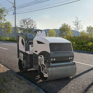 Maquinaria Vial, Rodillo Compactador Vibratorio de Asfalto de Doble Tambor con Motor Changchai de 18.6kW, Mini Rodillo Compactador de Asfalto - Product Image 3