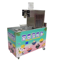 Machine à Bingsu coréenne multifonctionnelle pour faire des glaces à la neige, machine à glace en flocons auto-nettoyante