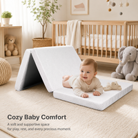 Surmatelas personnalisé confortable en mousse à mémoire de forme, matelas pliable portable