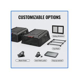 Auvent complet en alliage d'aluminium manuel avec fonction de verrouillage et imperméabilisation pour <span class=keywords><strong>Ford</strong></span> <span class=keywords><strong>Ranger</strong></span> <span class=keywords><strong>Wildtrak</strong></span> X 2024+ 4x4 édition spéciale - Product Image 4