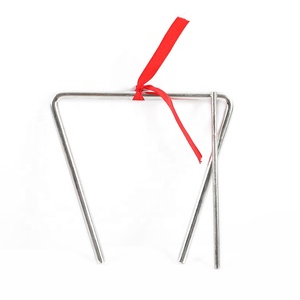 <span class=keywords><strong>Triangle</strong></span> musical de 5/6/7/8 pouces, <span class=keywords><strong>instrument</strong></span> de percussion Orff à main avec marteau pour l'éveil musical des enfants - Product Image 5