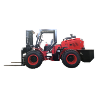 TAIJIN Y50Q 5 Ton Off-Road Forklift 4WD | All Terrain Log Loader for Forestry Heavy Timber & Log Handling CE Certified