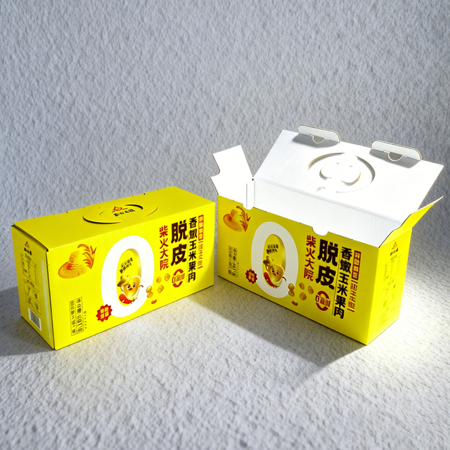 Foodgrade Waterproof Eco-Friendly Three Layer Corrugated Portable Collapsible Gift Box for Food Packaging