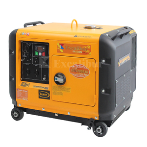 Excalibur-generador de diésel de 5kw, supersilencioso, <span class=keywords><strong>serie</strong></span> <span class=keywords><strong>Dragon</strong></span>, KDE7000STA - Product Image 1